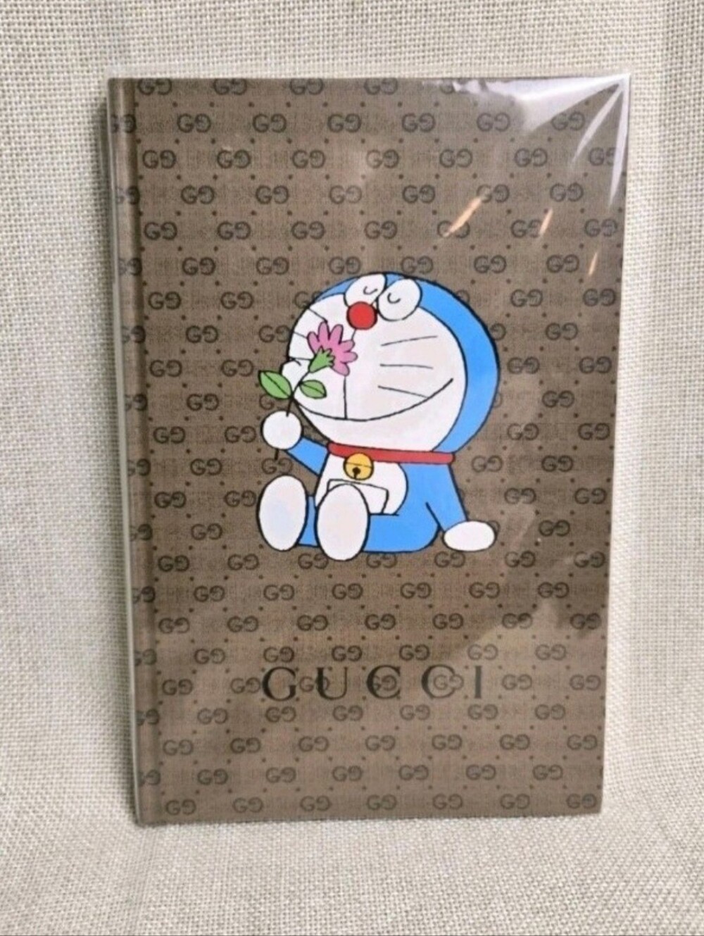 Gucci X Doraemon Monogram Logo Notebook Journal Japan Limited Edition NIP